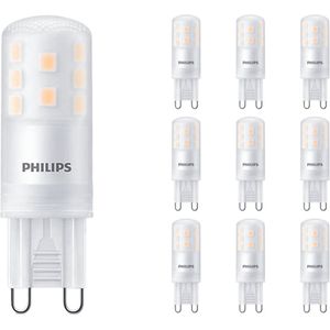 Voordeelpak 10x Philips CorePro LEDcapsule G9 2.6W 827 300lm | Dimbaar - Zeer Warm Wit - Vervangt 25W