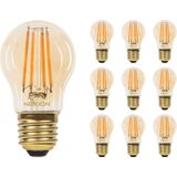 Noxion - Lucent LED E27 Kogel Filament - Amber - 4.1W - 350lm - Dimbaar - Vervangt 32W