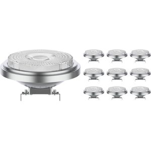 Voordeelpak 10x Noxion Lucent LED Spot G53 AR111 7.4W 450lm 40D - 930 Warm Wit | Beste Kleurweergave - Dimbaar - Vervangt 50W.