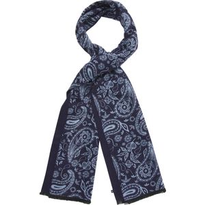 Tresanti sjaal blauw paisley