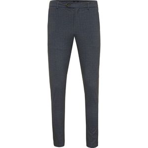DANTE Trouser with check Dark blue (TRPAIE148 - 802)
