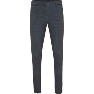 DANTE Trouser with check Dark blue (TRPAIE148 - 802)