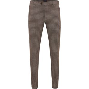 DEMETRIO Trouser with check Light brown (TRPAIE151 - 401)