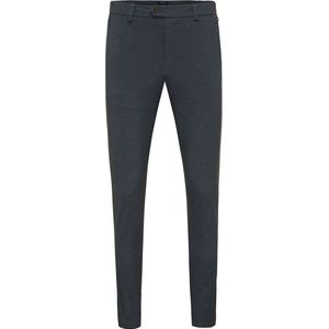 DECLAN Uni trouser with small detail Melange grey (TRPAIE156 - 203)