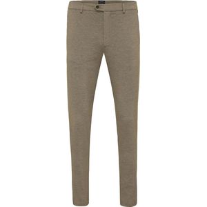 DECLAN Uni trouser with small detail Light brown (TRPAIE156 - 401)