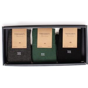 TRESANTI | ZOLA I Giftbox bamboe sokken 3 pcs | groen | Size 39/42