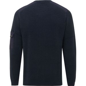 TRESANTI | DACIANO | Gebreide trui met nylon deel | Navy | Size