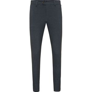 DECLAN Uni trouser with small detail Melange grey (TRPAIE156 - 203)