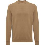 Tresanti BACCA Pullover With Half Zipper Light Brown