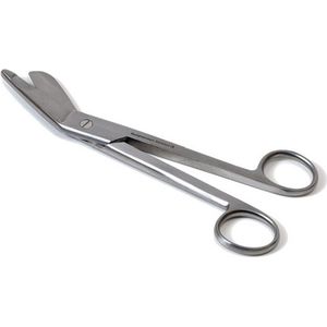 Esmarch verbandschaar (kniegebogen) Medipharchem - RVS - Rechtshandig - Esmarch