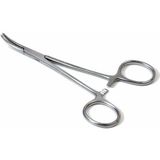 Mosquito arterieklem anatomisch 12cm. gebogen rvs. Medipharchem - RVS - Mosquitoklem anatomisch model - Gebogen