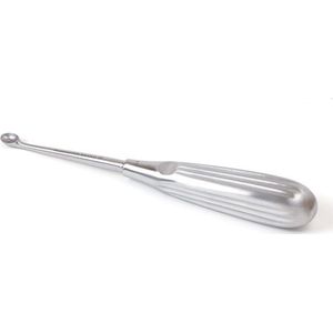 Volkmann scherpe lepel 6 mm # 2 17cm. rvs.