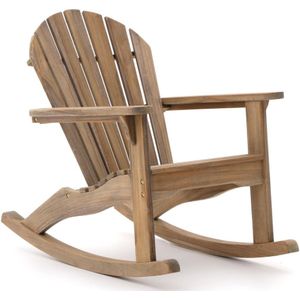 ROUGH-S Adirondack schommelstoel , Old Teak Greywash ,  hout  ,