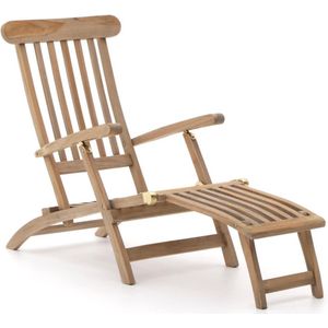 ROUGH-X deckchair , Old Teak Greywash ,  hout  ,