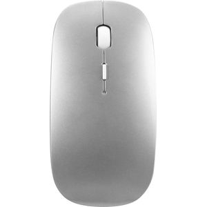 YONO Draadloze Muis met Bluetooth - Oplaadbaar - Geschikt voor Laptop, PC en Mac - Zilver