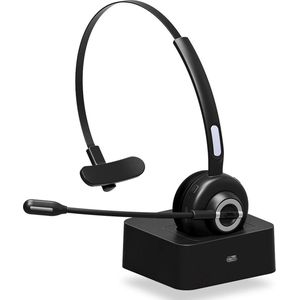 YONO Professionele Bluetooth Headset met Microfoon - Zwart