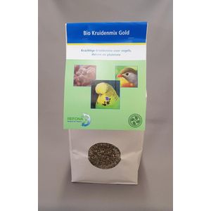 Bio Kruidenmix Gold 500 gram - voedingssupplement - aanvullend voer voor vogels tijdens het broedseizoen