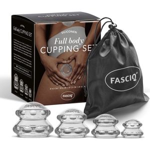 Fasciq - Cellulite Cups - Cupping for cellulite - Set van 4