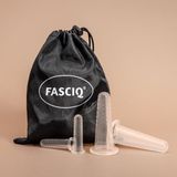Fasciq - Facial cupping set - Cupping set - Kunststof -  Massage cups - Cupping set massage gezicht - Cupping cups - 4 stuks