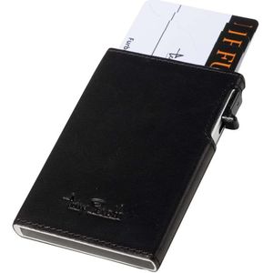 Tony Perotti pasjes RFID portemonnee (6 pasjes) met buitenvak, zwart leer