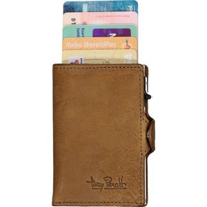 Tony Perotti - Pasjeshouder - Bruin Vintage Leer - RFID Beveiligd - Ruimte voor 6 Pasjes