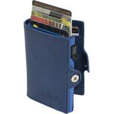 Tony Perotti Furbo RFID Creditcardhouder met papiergeldvak - BlauwBL - container Blauw