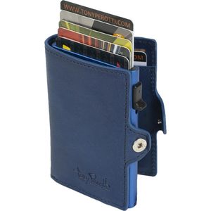 Tony Perotti Furbo RFID Creditcardhouder met papiergeldvak - BlauwBL - container Blauw