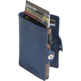 Tony Perotti Furbo RFID Creditcardhouder met papiergeldvak - Blauw