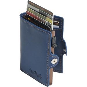 Tony Perotti Furbo RFID Creditcardhouder met papiergeldvak - Blauw