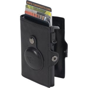 Tony Perotti Kreditkartenetui Furbo Vegetale Air Tag black