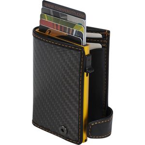 Tony Perotti Furbo RFID Creditcardhouder met papier- en kleingeldvak, Carbon