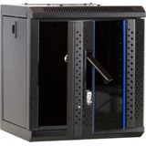 DSIT 10 inch 4U serverkast met glazen deur 312x310x264mm (BxDxH) - serverbehuizing - serverrack