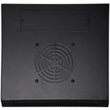 DSIT 10 inch 9U serverkast met glazen deur 312x310x486mm (BxDxH) - serverbehuizing - serverrack