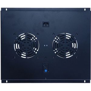 DSIT Fan-pakket met 2 ventilatoren en thermostaat geschikt voor 600mm diepe serverkasten - serverbehuizing - serverrack