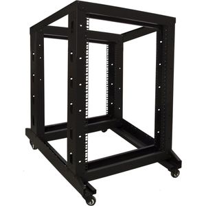 DSIT 18U relay rack op wielen 600x800x1000mm (BxDxH)