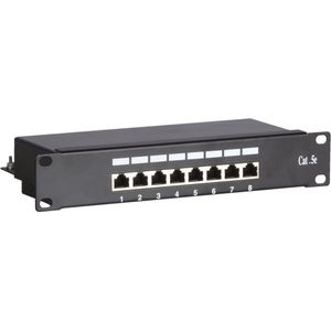 DSIT 10 inch CAT5e FTP patchpaneel - 8 poorts