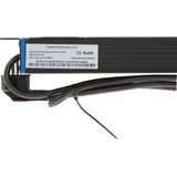 19 inch - DS-8PDU-PE - Stekkerdoos - Zwart - 8-voudig met Schakelaar
