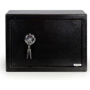 Securata Kluis met sleutel - Medium - Zwart - 35x25x25 cm - Prive Kluis met sleutel