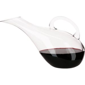 Vinata Molise decanter - 1.2 Liter - Karaf kristal - Wijn decanteerder - Handgemaakte wijn beluchter - transparant Kristalglas WK-DECA-MOLISE