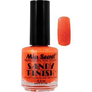 Sandy Finish Nagellak Oranje