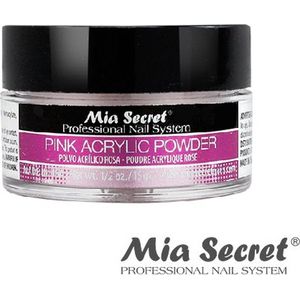 Acryl Poeder Roze 15ml.