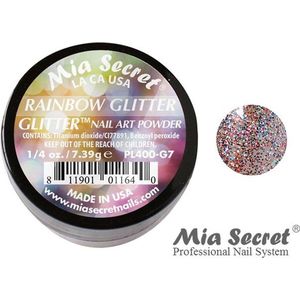 Glitter Acrylpoeder Rainbow