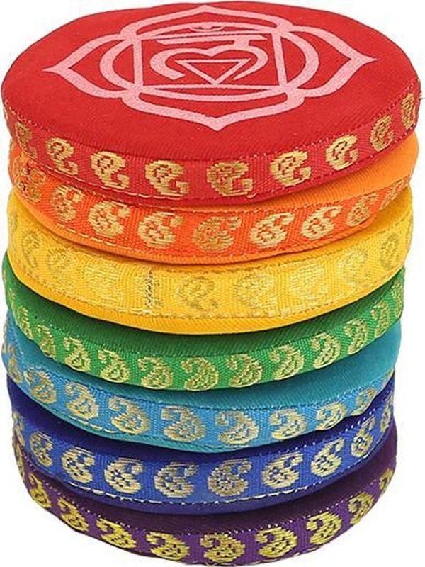Onbekend klankschaalkussen 7 chakra