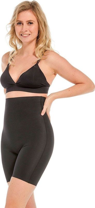 MAGIC Bodyfashion Shapinghose "Maxi Hi-Bermuda", Silikonbesatz an der Oberseite verhindert ein Einrollen
