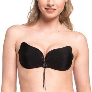 Magic - Va-Va-Voom Bra - Plak BH - Zwart - Strapless - Open Rug