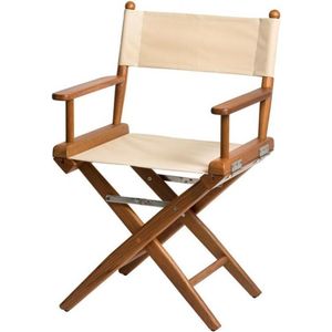 Regisseursstoel Teak DeLuxe met Beige Canvas