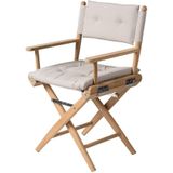 Regisseursstoel Teak DeLuxe met Forza Beige kussenset