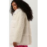 Beaumont Soft Fur Mix Jacket Jassen Dames - Winterjas - Creme - Maat 38