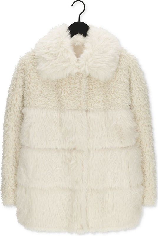 Beaumont Soft Fur Mix Jacket Jassen Dames - Winterjas - Creme - Maat 38