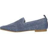 La Strada knitted loafers blauw/zilver